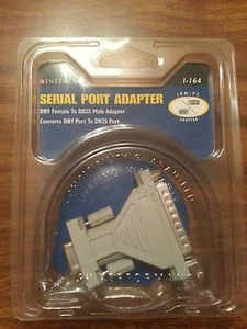 Interex  Serial Port Adapter Block DB25 Male to DB9 Female   Mfr P/N I-164 - Picture 1 of 2