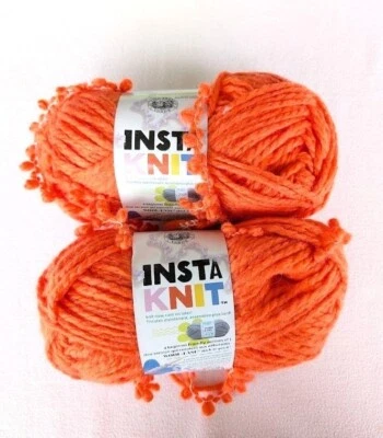 2 Lot Instaknit Yarn Lion Brand Super Bulky #6 Beginner 122yd 225g 13 Needle - Image 1 of 4