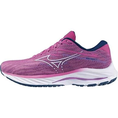 Mizuno Wave Rider 27 Damen Laufschuhe pink gepolstert Komfort Sportschuhe - Bild 1 von 4