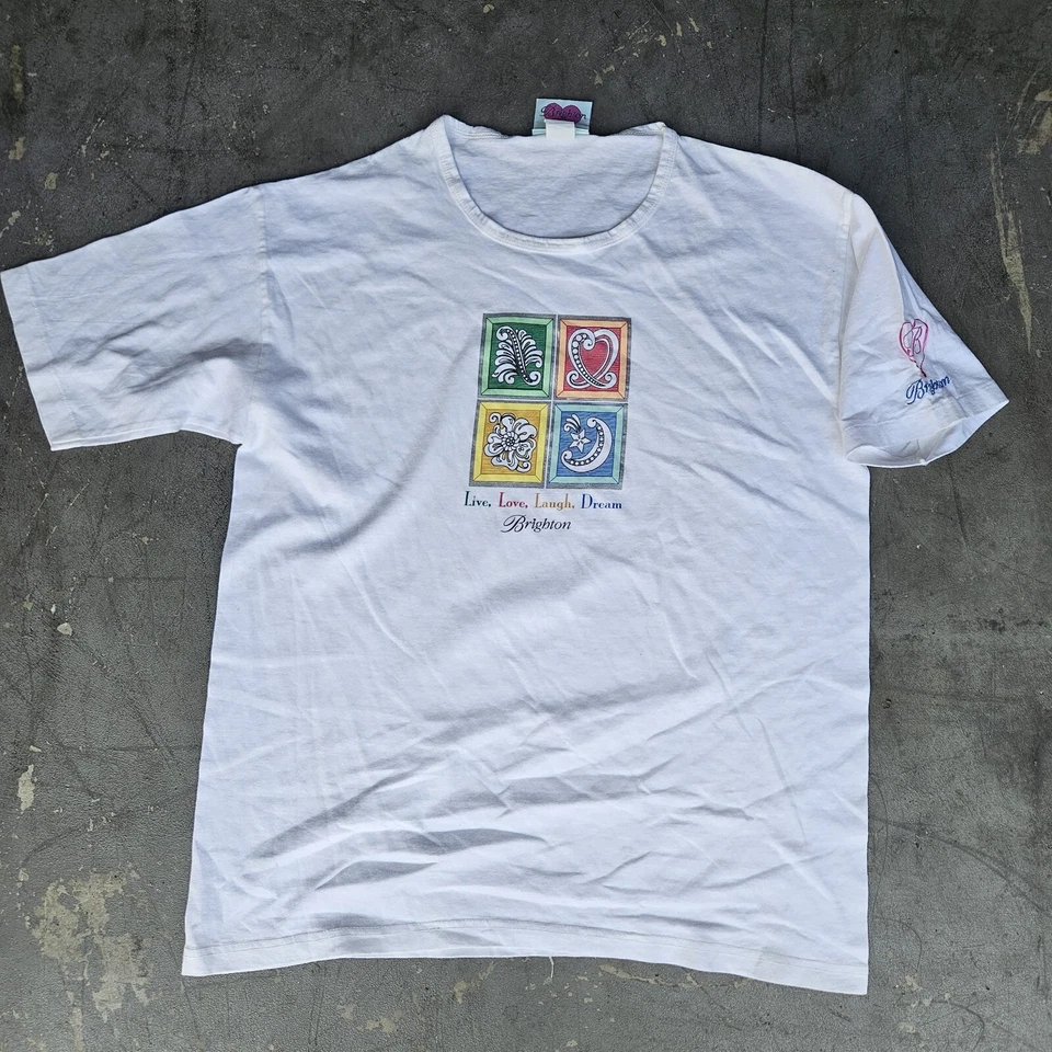 Camiseta Brighton Vintage Puntada Única Talla L Foto 1 de 4
