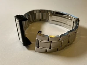 New Old Stock 20mm Stainless Steel Watch band Bracelet - Picture 1 of 4