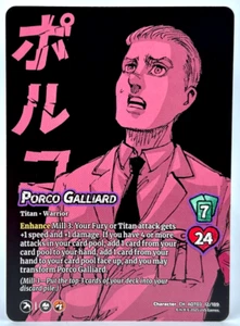 Porco Galliard Jaw 2025 Universus Attack on Titan Apocalypse Figur 12/189 - Bild 1 von 2