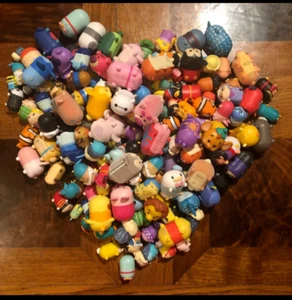 NEW ADDED! DISNEY TSUM TSUM YOU PICK RARE FLOCKED COLOR SPLASH GLITTER SM MED LG - Picture 1 of 233