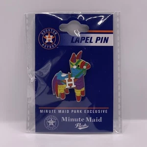 HOUSTON ASTROS RAINBOW LLAMA PINATA Minute Maid Park MLB Exclusive Lapel Pin 🔥 - Picture 1 of 1