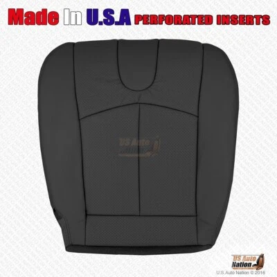 Driver Bottom Perforated Leather Seat Cover Black For 2008 - 2013 Infiniti G37 - Image 1 of 4