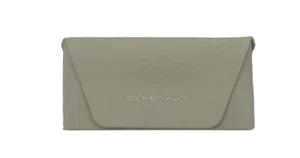 White Michael Kors MK Eyeglasses Sunglasses Hard Case w/Snap Closure - Picture 1 of 4
