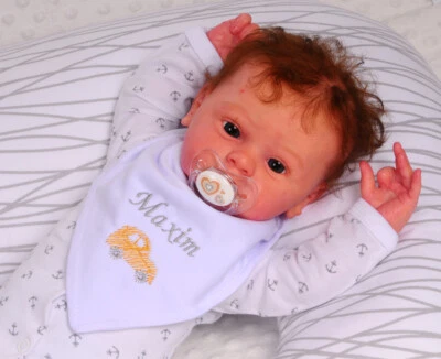 Panno sciabola con nome ricamato bavaglino bambino foulard triangolare foulard collo sputa foulard - Immagine 1 di 3