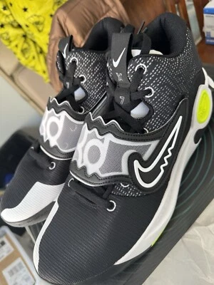 New Nike Mens KD Trey 5 X Basketball Shoes Black White Volt Size 14 Kevin Durant - Image 1 of 4