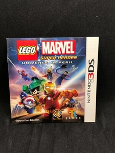 Lego Marvel Super Heroes Unvierse in Peril Nintendo  3DS  Instruction Booklet - Picture 1 of 1