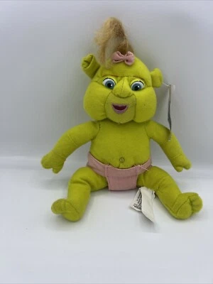 Juguete de peluche Dream Works Shrek The Third Ogre Baby 8" Felicia 2006 Nanco Foto 1 de 4
