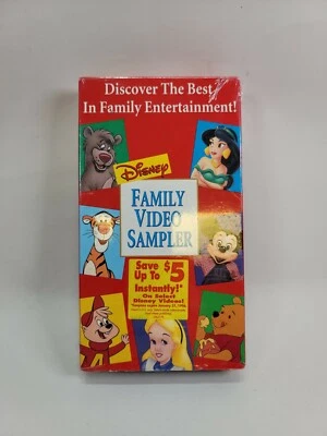TOYS "R" US Disney Family Video Sampler VHS Brand New SEALED cassette tape P6 - Image 1 of 4
