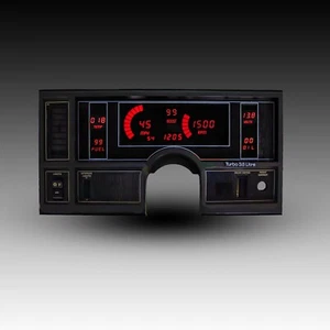 1984-1987 Buick Regal Red LED Digital (8) Gauge Cluster With Boost & Clock - Picture 1 of 10
