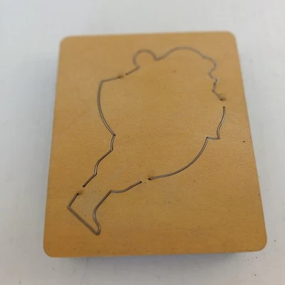 Troquel de madera Accucut Ellison Santa #2 5X6 álbum de recortes educativo artesanía Navidad Foto 1 de 3