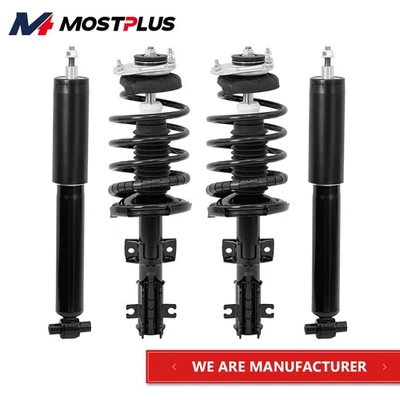 Set(4) Front+Rear Shocks Struts For 2001-2009 Volvo S60 01-07 V70 99-06 S80 FWD - Image 1 of 4