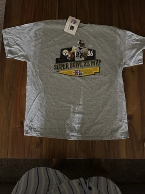 Camiseta de los jugadores de la NFL Pittsburgh Steelers Super Bowl 2006 talla XL Hines Ward 86 nueva con etiquetas Foto 1 de 4