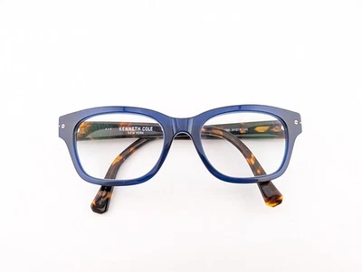 Monturas para gafas Kenneth Cole solamente, KC0237-3 090, 51-18-140, azul/marrón Foto 1 de 4