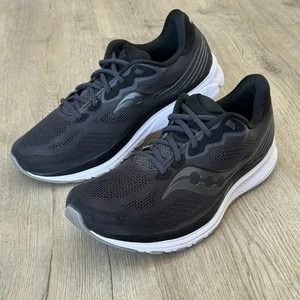 Zapatos para correr Saucony Ride 14 negros para hombre Reino Unido talla 10 EUR 45 en buen estado - Imagen 1 de 17