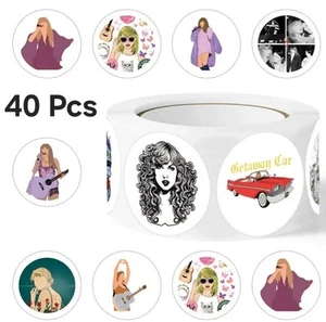 40x Taylor Swift Sticker Think Of All The Places Taylor Can Pop Up Partytüten - Bild 1 von 2
