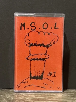 Very Rare Garage Rock Punk M.S.O.L #1 Cassette Tape Demo 2021 Australian Band - Image 1 of 4