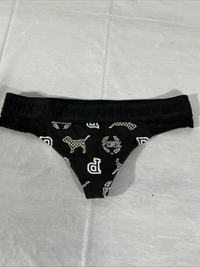 PINK Victorias Secret Logo Dog String Thong Panty Small - Picture 1 of 5