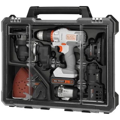 Kit combinado inalámbrico BLACK+DECKER 20V MAX MATRIX, 6 herramientas, - BDCDMT1206KITWC Foto 1 de 4