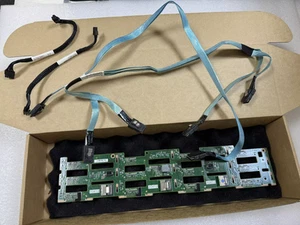 HP DL380 DL388 G9 12X3.5" LFF Backplane Board 742794-001 777284-001 with cables - Afbeelding 1 van 3