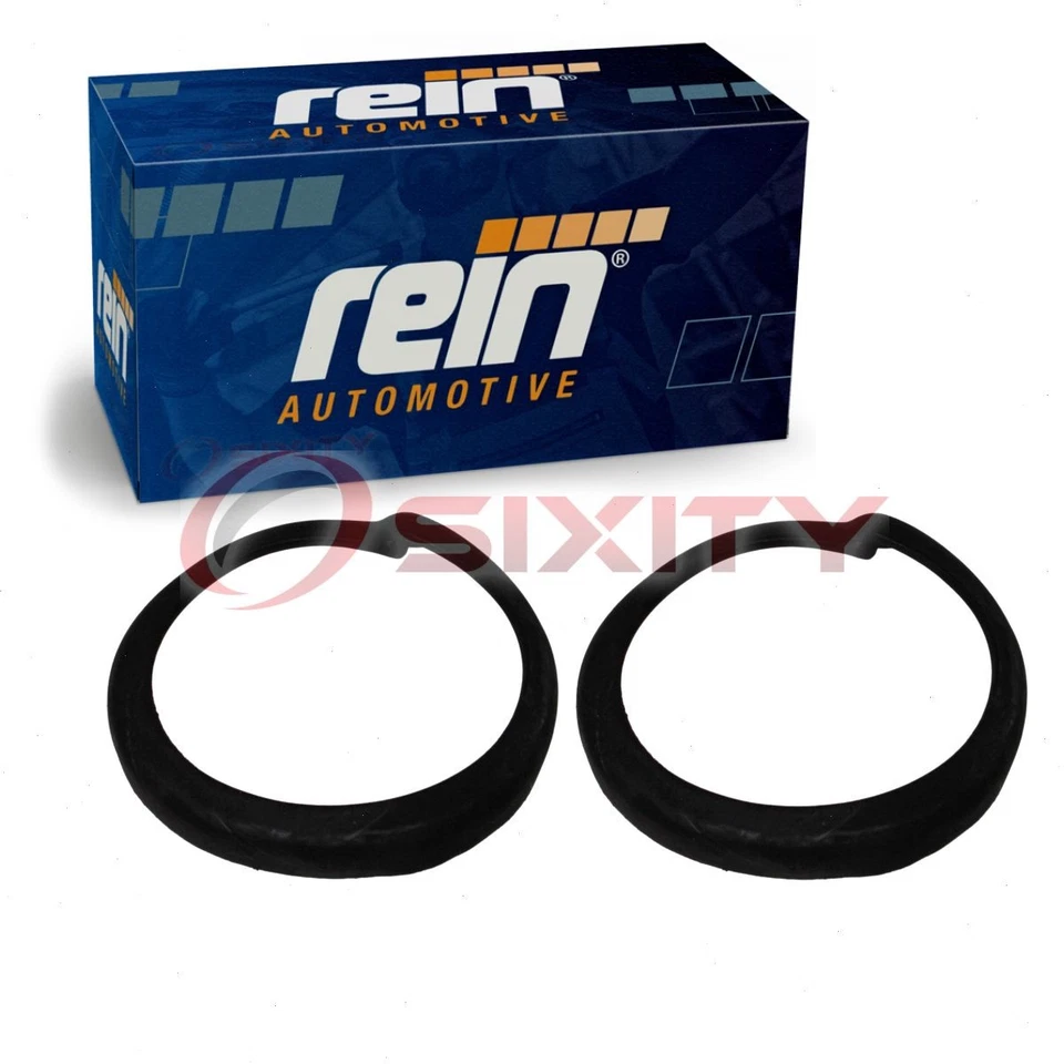 Aisladores de resorte helicoidal inferior delanteros de 2 piezas para BMW 524td 1985 2,4 L L6 bf Foto 1 de 4