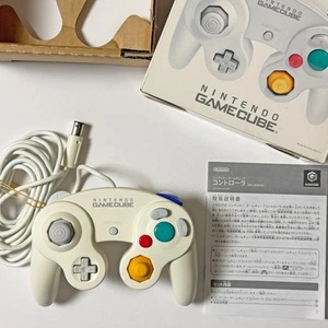GC Controller Pad White Official Box Manual Gamecube Game Cube Nintendo JAPAN JP - Picture 1 of 20