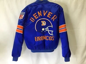 Denver Broncos Jacket NFL, Embroidered, Preowned, Nice Vintage - Picture 1 of 13