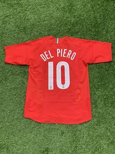 Nike Juventus Away Shirt 2005/06 Red Del Piero 10 - Picture 1 of 10