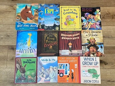 Lot of 12 Children Picture Books- I Spy, When I Grow Up, The Legend of Geoffrey, - Image 1 of 4