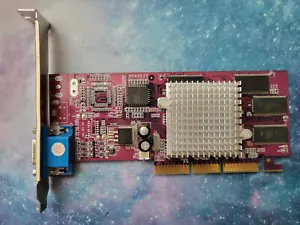 Retro/Vintage NVIDIA GeForce2 MX200 64-bit AGP card TESTED WORKING - Picture 1 of 2