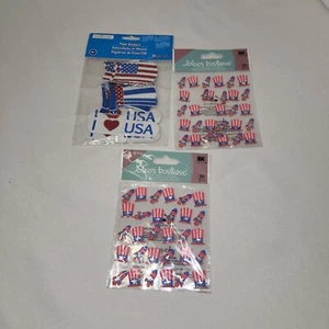 Jolee's Scrapbooking Fourth of July Stickers New in Packages 74 pcs. - Picture 1 of 4