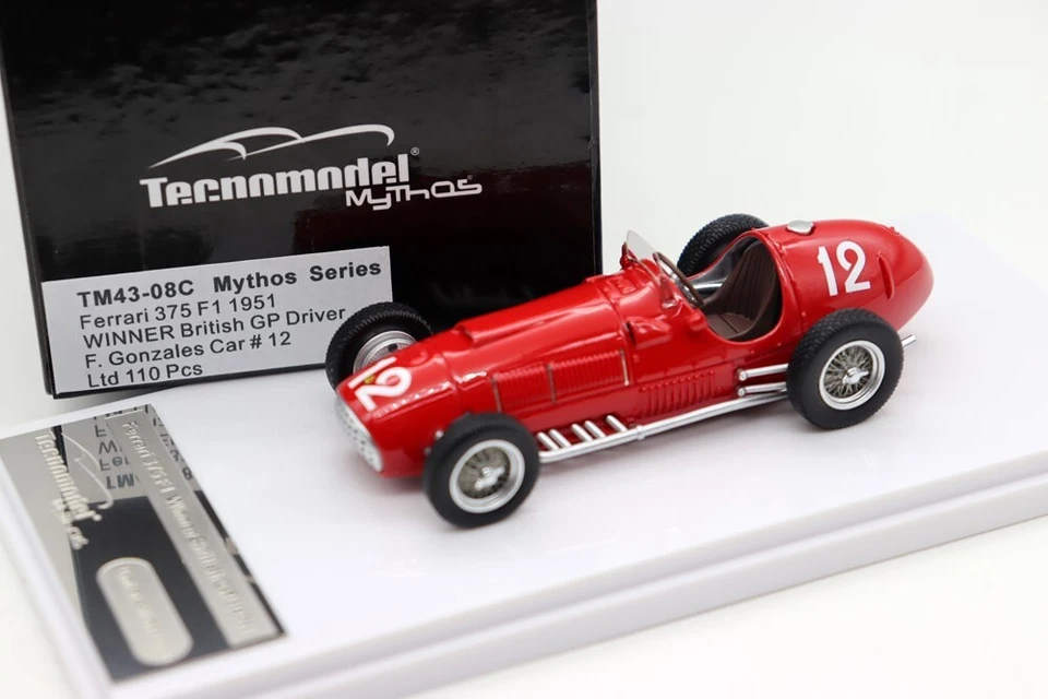 Tecnomodel Mythos 1/43 Ferrari 375 F1 1951 Winner #12 Resin Car Models Limited - Image 1 of 4