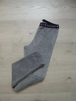 Girl's Tommy Hilfiger leggings velour grey Color Size 164 cm mint cond - Image 1 of 4