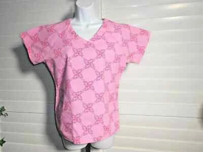 Baby Phat Pink Baby Phat Print Scrub Nurses Top Size S - Image 1 of 2