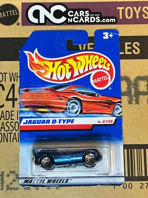 1998 Hot Wheels First Editions #6/45 Jaguar D-Type Blue (Card Damage) - Image 1 of 4