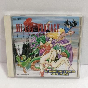 Hi Leg Fantasy PCEngine NEC PC Engine PCE en caja manual retro 1994 importación de Japón - Imagen 1 de 9