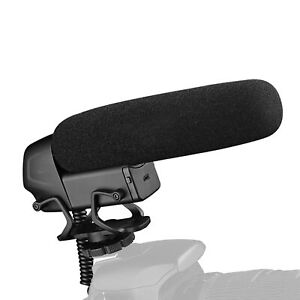 SGC-600 -Cardioid Microphone 3-Level Gain Control For Cameras O5F0