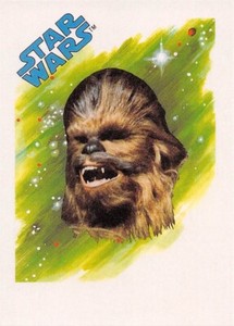 2017 Topps Star Wars Sugar Free Bubble Gum Chewbacca