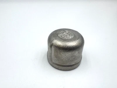 STAINLESS STEEL END CAP 3/8" NPT PIPE HEAVY DUTY  EC-037 - Image 1 of 2