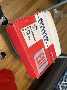 Cooper Sure-lites LPX70RWH Polycarbonate Self Powered LED Exit Sign - Picture 1 of 12