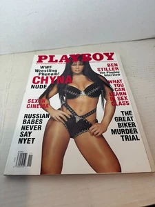 Playboy Magazine November 2000 - WWF Wrestling Phenom Chyna Nude Ben Stiller - Picture 1 of 3