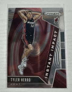 2019 Panini Prizm Tyler Herro Instant Impact #1 Insert Rookie Card Miami Heat