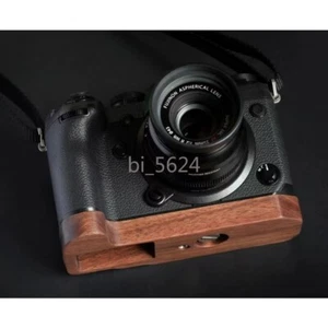 Wood Ebony Base Plate Handle Grip Mount Holder for Fujifilm X-H1 Fuji XH1 Camera - Picture 1 of 41