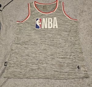 NBA Basketball Swingman Jersey Shirt Grey Plain Design Men's L Jumpman Jordan - Picture 1 of 10
