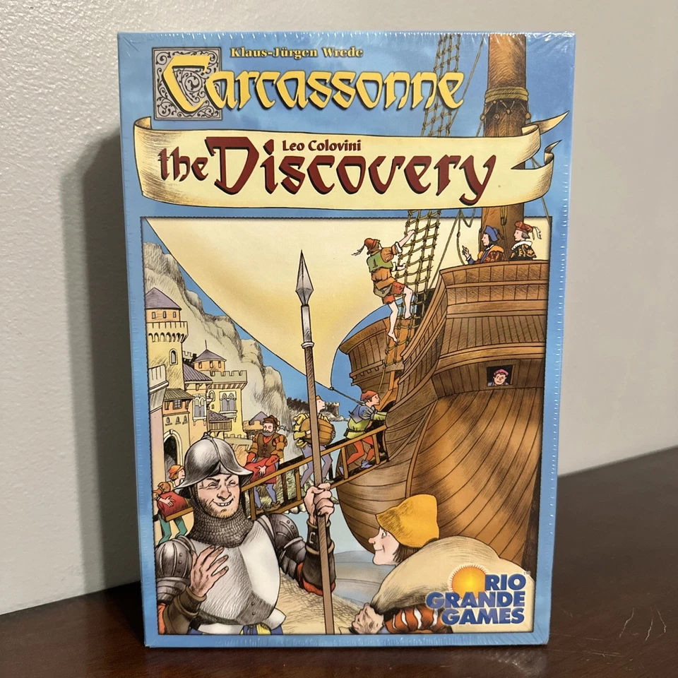 Carcassonne: The Discovery 2005 juego de mesa de Rio Grande Games - sellado de fábrica Foto 1 de 4