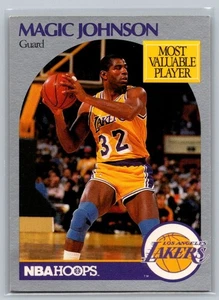 NBA Hoops 1990 jugador más valioso Magic Johnson #157 - Imagen 1 de 2