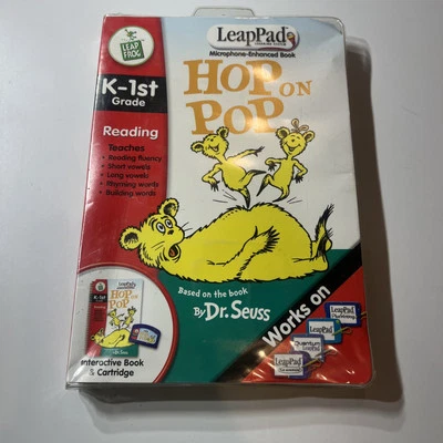 LeapPad Learning System Hop On Pop Dr Suess K-1st Interactive Book & Cartridge - Image 1 of 2