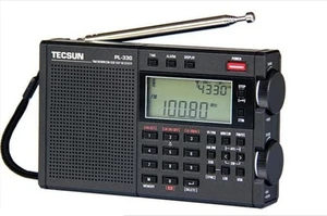 TECSUN PL-330 High Sensitivity BCL Radio Compact Shortwave FM/MW/LW/SW [NEW] TI - Picture 1 of 5